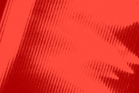 Red background with diagonal distortion
